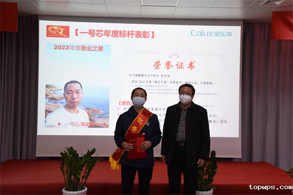 2022年度一号芯标杆